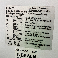 Bbraun Dialog+ Evo - Dialysis image 3